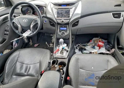 2013 Hyundai Elantra Gls from USA, damaged, VIN KMHDH4AE8DU687718